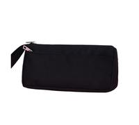 HANELREEZD Estuche para lapices Estuche Minimalista de Gran Capacidad, Estuche Ligero y portátil con Cremallera, Organizador de papelería de Oficina pequeño(Noir)