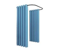 HANELREEZD vestuarios Probador portátil en Forma de U for Montaje en Pared. Protección de la privacidad for el Backstage de espectáculos en centros comerciales. probadores(BLU,100cm/39.4inch)