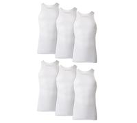 Hanes 372ap6 - Camisetas interiores para hombre Tagless®, Comfortsoft®, blanco, 6 unidades