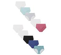 Hanes Bragas de algodón Cool Comfort para Mujer, Paquete de 10 Unidades, 11