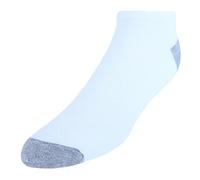 Hanes X-temp Herrensocken, Leicht, Niedrig Geschnitten Und Ohne Show, paquete de 12 unidades LTAC14 (paquete de 12), blanco, 18