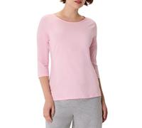 Hanes Camiseta con mangas raglán de algodón elástico Rosa Paleo Talla L para mujer