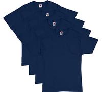 Hanes Camisa para Hombre (4 Unidades), Azul Marino 4 Pack, M