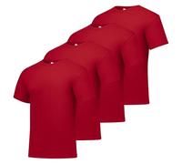 Hanes Camisa para Hombre (4 Unidades), Dark Red 4pcs, XXXL