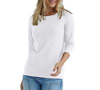 Hanes Camisa para Mujer, Blanco, XL