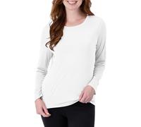 Hanes Camiseta de manga larga Cool Dri Performance para mujer, blancaVestido combinado Fillipa de mujer, Birchwood, 10