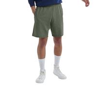 Hanes Camo Green - Pantalones Cortos para Hombre, de algodón, Talla Grande