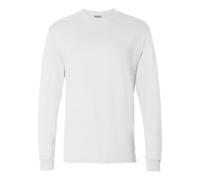 Hanes ComfortSoft - Camiseta de manga larga para hombre, color blanco, 2XL