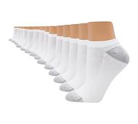 Hanes Cool Comfort No-Show - Calcetines para mujer, absorbe la humedad, tallas 36-47, paquete de 14, color blanco y opulento jardín, talla 40,5-46 EU, Jardín blanco/opulento