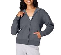 Hanes, Ecosmart Fleece Full Hoodie, Zip-up Hooded Sweatshirt for Women Sudadera con Capucha, Slate Heather, XL para Mujer