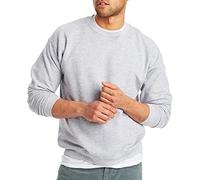 Hanes Ecosmart Fleece, Pullover Crewneck Sweatshirt, 1 Or 2 Pack Sudadera, Acero Ligero, XXL para Hombre