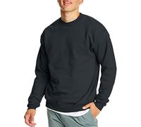 Hanes Ecosmart Fleece, Pullover Crewneck Sweatshirt, 1 Or 2 Pack Sudadera, Negro, L para Hombre