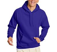 Hanes Ecosmart - Sudadera con Capucha para Hombre, Forro Polar de Peso Medio, Sudadera con Capucha, Morado (, M