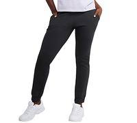 Hanes Ecosmart Joggers-Pantalones de chándal para Mujer (Mezcla de algodón Medio) Deportivos, ébano, S
