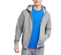 Hanes Ecosmart Sudadera con Capucha de Forro Polar con Cremallera Completa para Hombre, Acero Ligero, X-Large