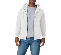 Hanes up, Ecosmart Fleece Full-Zip Hoodie for Men, Hooded Sweatshirt Sudadera con Capucha, Blanco, S para Hombre