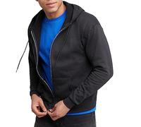 Hanes Ecosmart Sudadera con Capucha de Forro Polar con Cremallera Completa para Hombre, Negro -, XXX-Large