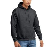 Hanes Ecosmart - Sudadera con Capucha de Forro Polar de Mezcla de algodón, Sudadera con Capucha de Forro Polar de Felpa, Gris Carbón Jaspeado, 5X-Large