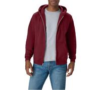 Hanes Ecosmart - Sudadera con Capucha y Cremallera Completa para Hombre, Forro Polar, Mora, Small