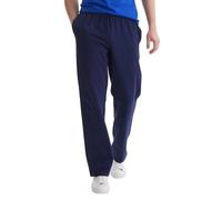 Hanes Essentials Pantalones Deportivos de algodón para Hombre, con Bolsillos, 83 cm, Marino, Small