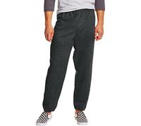 Hanes Forro Polar Ecosmart Pantalones Deportivos, Color Gris Oscuro Jaspeado, XXL para Hombre