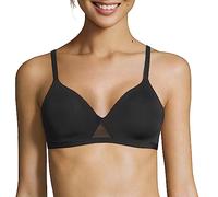 Hanes Girls' Oh So Light Foam Wirefree Bra S Black