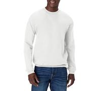 Hanes, Heavyweight Fleece Sweatshirt, Crewneck Pullover for Men Sudadera, Blanco, S para Hombre