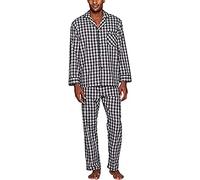 Hanes Long Sleeve Plain Weave Pajama Set Juego de Pijama, Gris, 5XL (Pack de 2) para Hombre