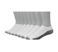 Hanes Ultimate Low Cut Socks, MAX Cushion, Black, 6 and 8 Packs Pack de 8 Calcetines de Corte bajo para Control de olores para Hombre, Color Blanco, White 8 Pairs, Talla única