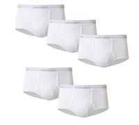 Hanes Men's 5-Pack Full Rise Briefs, White, Large