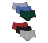 Hanes Men's 6-Pack FreshIQ Tagless No Ride Up Briefs with ComfortSoft Waistband,
