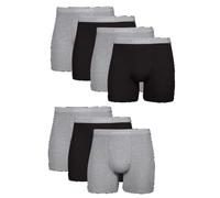 Hanes Mens Boxer Brief with Comfort Flex® Waistband (2349B7) -BLACK/GREY -M -7PK