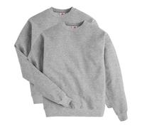Hanes Men's EcoSmart Fleece Sweatshirt, Light Steel, X-Large (Pack of 2)