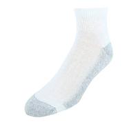 Hanes Men's Full Cushion Ankle Socks, White, 10-13/Shoe:6-12 (Pack of 6)