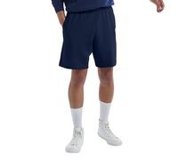 Hanes Men's Jersey Short with Pockets, Navy, Large