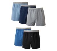 Hanes Mens Knit Boxer Exposed Comfort Flex Waistband (548BX5) -ASSORTED -M -5PK