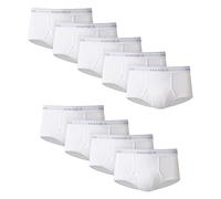 Hanes FreshIQ ComfortSoft - Paquete de 9 calzoncillos para hombre, talla M, color blanco, blanco, medium