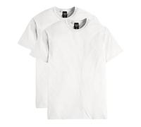 Hanes Men's Nano Premium Cotton T-Shirt (Pack of 2), White, Large