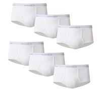 Hanes Men's No Ride Up Briefs with Comfort Flex Waistband, 6 Pack White, X-Large