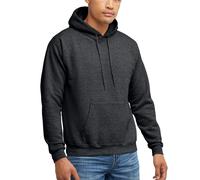 Hanes Mens Pullover EcoSmart Hooded Sweatshirt Charcoal Heather 3XL