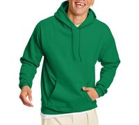 Hanes Men's Pullover EcoSmart Hooded Sweatshirt kelly green X Large