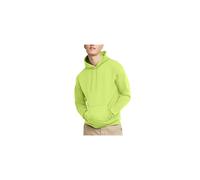 Hanes Mens Pullover EcoSmart Hooded Sweatshirt safety green 3XL