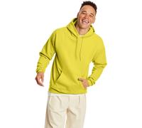 Hanes Mens Pullover EcoSmart Hooded Sweatshirt yellow Medium