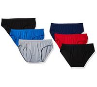 Hanes Men's Tagless Comfort Flex Fit Dyed Bikini, 6 Pack, Assorted, Medium
