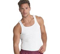 Hanes Mens White A-Shirts P7 (7990W7) -White -M -7PK