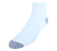 Hanes Men's X-Temp Lightweight Ankle, White, Shoe Size: 6-12
