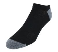 Hanes X-temp Herrensocken, Leicht, Niedrig Geschnitten Und Ohne Show, paquete de 12 unidades LTAC14 (paquete de 12), Negro, 37.5-46 EU