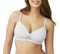 Hanes Oh So Light - Sujetador sin Aros para Mujer, Ajuste ComfortFlex, Relleno de cómoda Espuma, Blanco, Large
