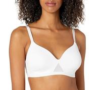 Hanes Oh So Light - Sujetador sin Aros para Mujer, Ajuste ComfortFlex, Relleno de cómoda Espuma, Blanco, Large