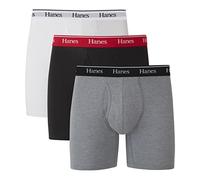 Hanes Originals - Calzoncillos Tipo bóxer para Hombre, de algodón elástico Que Absorbe la Humedad, Ajuste Moderno, Talle bajo, Paquete múltiple, Medium